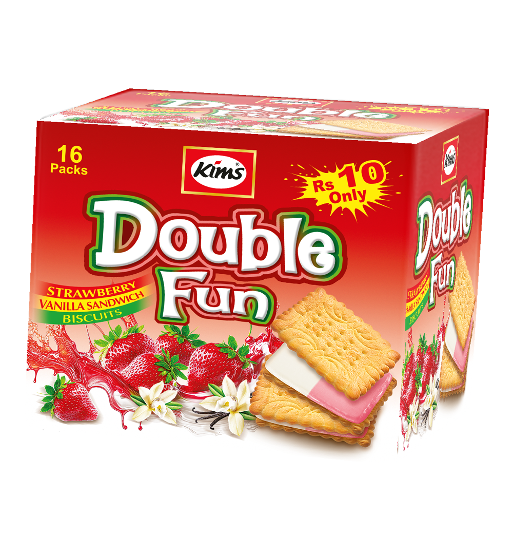 Kims Double Fun  Biscuits