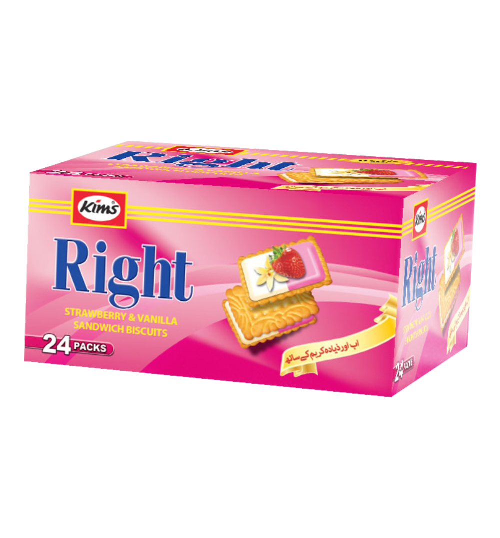Kims Right Strawberry & Vanilla