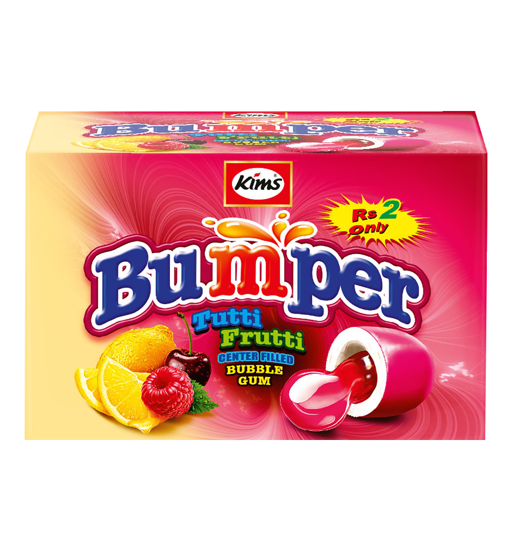 Bumper Tutti Frutti  Bubble Gum