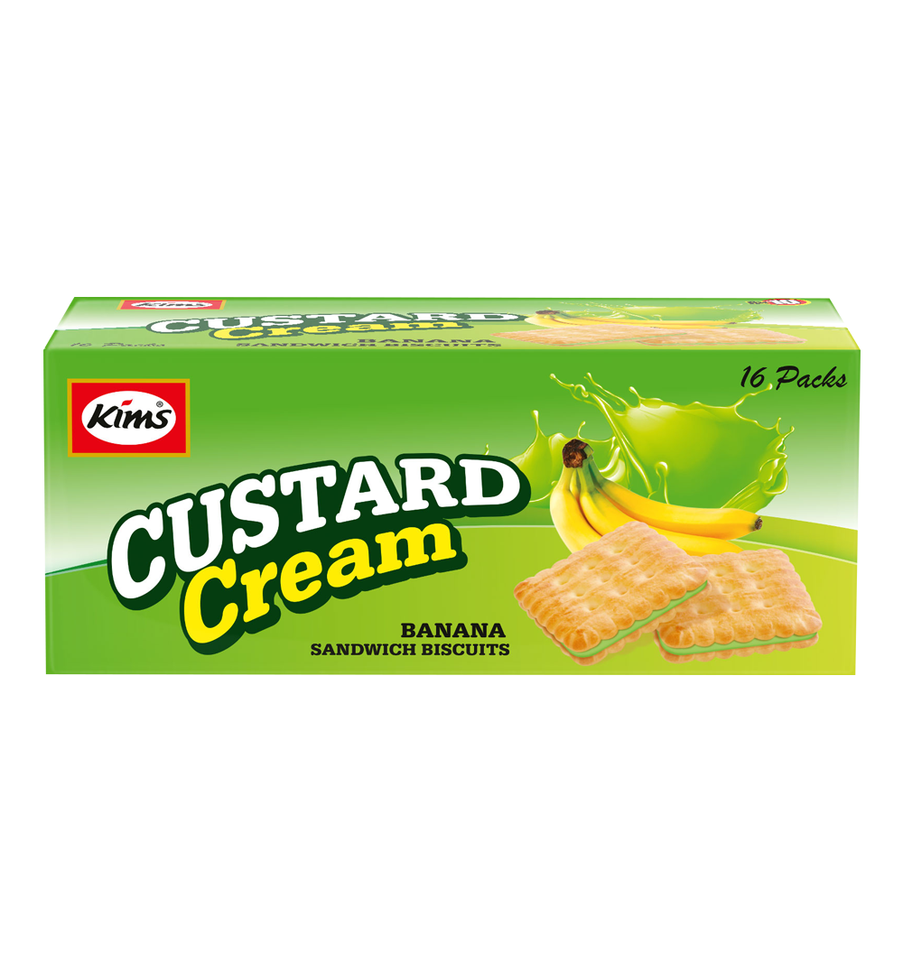 Custard Cream Banana Sandwich