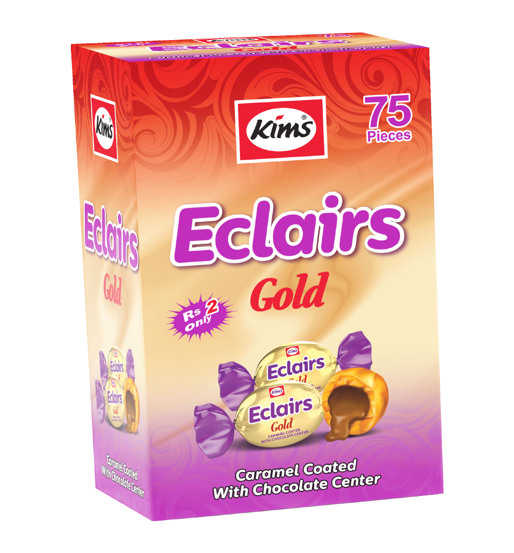 Kims Eclairs Gold Candy