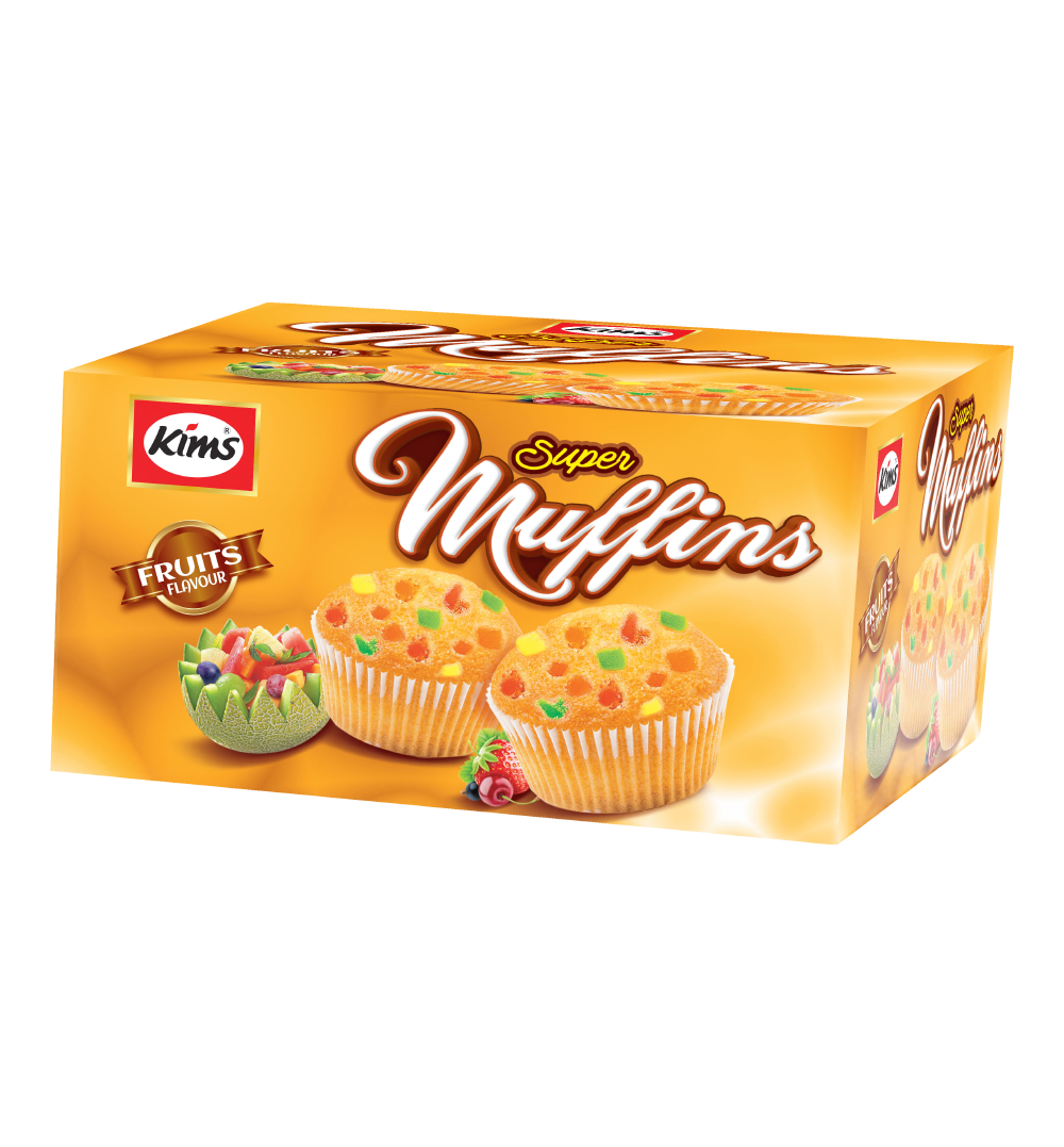 Kims Super Muffins Fruit Mix Cup Cake