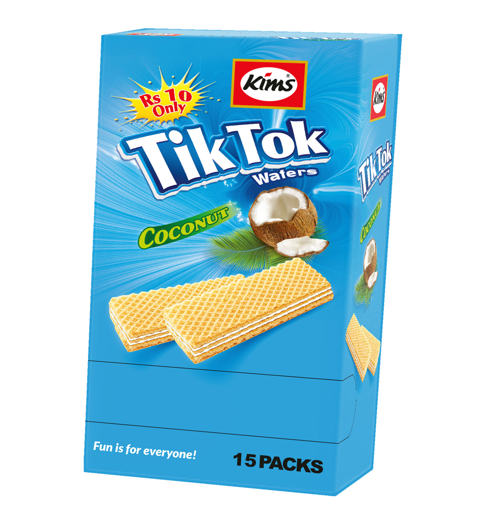 Tik Tok Wafers Coconut